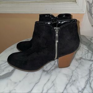 Black Ankle Heeled Boots
